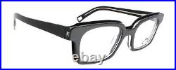 New Authentic Eye'DC V840 004 90s France Vintage Gray Square Plastic Eyeglasses