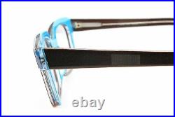 New Authentic Eye'DC V840 010 90s France Vintage Brown Blue Square Eyeglasses