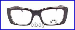 New Authentic Eye'DC V844 009 90s France Vintage Purple Square Eyeglasses Frame