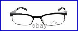 New Authentic Eye'DC V845 004 90s France Vintage Matte Gray Metal Eyeglasses NOS