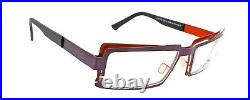 New Authentic Eye'DC V850 009 90s France Vintage Matte Purple Orange Eyeglasses