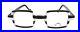 New Authentic Eye’DC V 209 0102 90s France Vintage Black White Square Eyeglasses