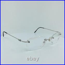 New Authentic FRED Lunettes F10 L01 F3 Eyeglasses C. 002 Platinum 53-19mm France