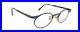 New Authentic Francois Pinton A 70 023 80s France Vintage Blue Oval Eyeglasses