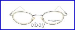 New Authentic Francois Pinton J 67 284 France Vintage White Silver Eyeglasses