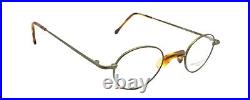 New Authentic Francois Pinton K752 678 80s France Vintage Green Oval Eyeglasses