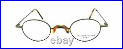New Authentic Francois Pinton K752 678 80s France Vintage Green Oval Eyeglasses
