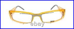 New Authentic Rare Eye'DC N 004 005 90s France Vintage Orange Plastic Eyeglasses