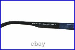 New Authentic Rare Eye'DC V795 008 90s France Vintage Blue Gray Metal Eyeglasses