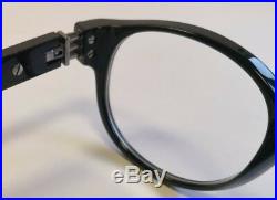 New Cartier Premiere Luxury Black Eyeglasses 49-20 Hand Made in France Very Rare
