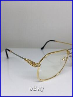 New FRED Lunettes Cap Horn Eyeglasses Force 10 22kt Gold Plated 54-18mm France