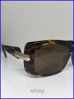 New FRED Lunettes Marie Galante C3 Sunglasses C. 202 Brown Marble with Gold France