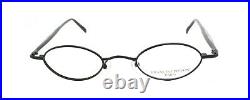 New Francois Pinton M32 TITANE 889 80s France Vintage Matte Black Eyeglasses NOS