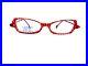 New Jean Lafont Youth Red Clear Plaid Cat Eye Glasses Ritournelle 605 45 15 125