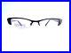 New Lafont Issy La Metal Brown Half Rim Cat Eye Glasses France 281 49 17 142