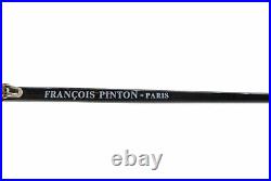 New Rare Francois Pinton REPORTER V H106 BN 80s France Vintage Yellow Eyeglasses