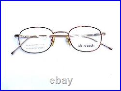New VTG Pierre Cardin Gold Tortoise Oval Eyeglasses France PC-2000 46 21 140