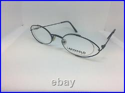 New Vintage 80's Karl Lagerfeld Round KL 4337 04 Made In France Eyeglasses Frame