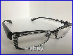 New Vintage ALAIN MIKLI A0606-04 A 0606-04 51mm Black Titanium Eyeglasses Frame