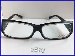 New Vintage ALAIN MIKLI AL1003 0001 54mm Black Women's Eyeglasses Frame France