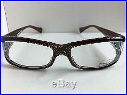 New Vintage ALAIN MIKLI AL10040001 56mm Rectangular Eyeglasses Frame