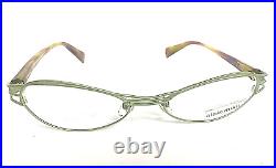 New Vintage ALAIN MIKLI AL1112 0008 51mm Lime Wire Women Eyeglasses Frame France