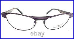New Vintage ALAIN MIKLI AL1220M0B8 55mm Purple Eyeglasses Frame France
