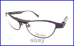 New Vintage ALAIN MIKLI AL1220M0B8 55mm Purple Eyeglasses Frame France