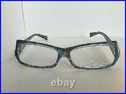 New Vintage ALAIN MIKLI AL30010210 54mm Blue Marble Eyeglasses Frame France