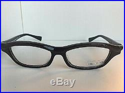 New Vintage ALAIN MIKLI AL 0933 0005 55mm Black Women's Eyeglasses Frame France