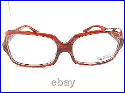 New Vintage ALAIN MIKLI AL 0957 0013 58mm Striped Orange Eyeglasses Frame France