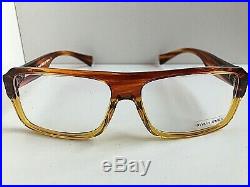 New Vintage ALAIN MIKLI AL 10010001 58mm Havana Men's Eyeglasses Frame France