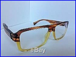 New Vintage ALAIN MIKLI AL 10010001 58mm Havana Men's Eyeglasses Frame France