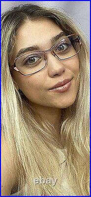 New Vintage ALAIN MIKLI AL 10200002 Amber Rx Eyeglasses Frame France