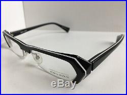New Vintage ALAIN MIKLI A 0474 17 52mm Black Semi-Rimless Women Eyeglasses Frame