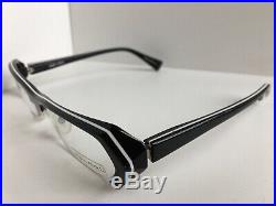 New Vintage ALAIN MIKLI A 0474 17 52mm Black Semi-Rimless Women Eyeglasses Frame