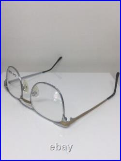 New Vintage Carlo Bellini Paris 7047 Eyeglasses C. Silver & Gold Plated 56-22mm