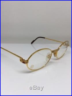 New Vintage Cartier Saint Honore Limited Series Eyeglasses With Sapphire 1980s