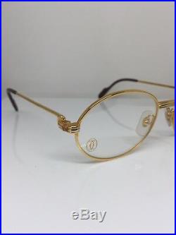 New Vintage Cartier Saint Honore Limited Series Eyeglasses With Sapphire 51-20mm