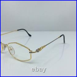 New Vintage FRED Lunettes BELLE ILE Bicolore Gold C. 001 Eyeglasses 47mm France