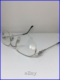 New Vintage FRED Lunettes Beaupre Platinum Eyeglasses Force 10 Made France 52mm