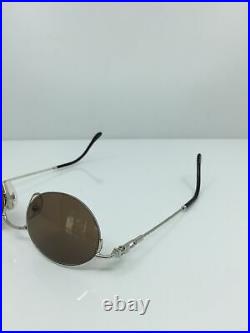 New Vintage FRED Lunettes Comores Platinum Sunglasses Force 10 Made France 48mm