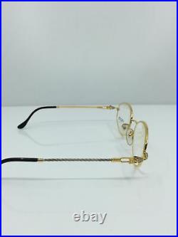 New Vintage FRED Lunettes Eyeglasses Maldives Bicolore Gold C. Made France 52mm