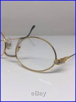 New Vintage FRED Lunettes Ketch Gold Bicolore C. 001 Eyeglasses Made France 49mm