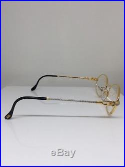 New Vintage FRED Lunettes Ketch Gold Bicolore C. 001 Eyeglasses Made France 51mm