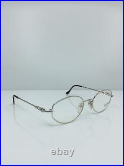 New Vintage FRED Lunettes Maldives Platinum Eyeglasses Force 10 Made France 50mm