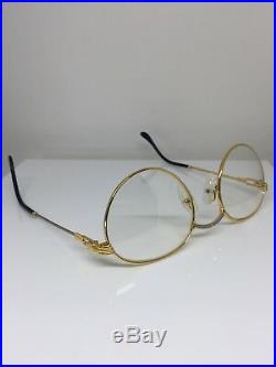 New Vintage FRED Lunettes Ouragan Gold Bicolore JJ C. 001 Eyeglasses 51mm France