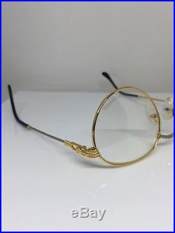 New Vintage FRED Lunettes Ouragan Gold Bicolore JJ C. 001 Eyeglasses 51mm France