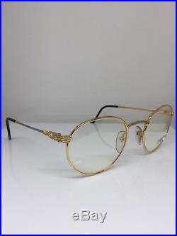 New Vintage FRED Lunettes Ouragan Gold Bicolore JJ C. 001 Eyeglasses 53mm France