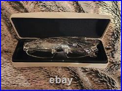 New Vintage FRED Lunettes St. Vincent Eclat F2 Diamond Platinum Rimless glasses